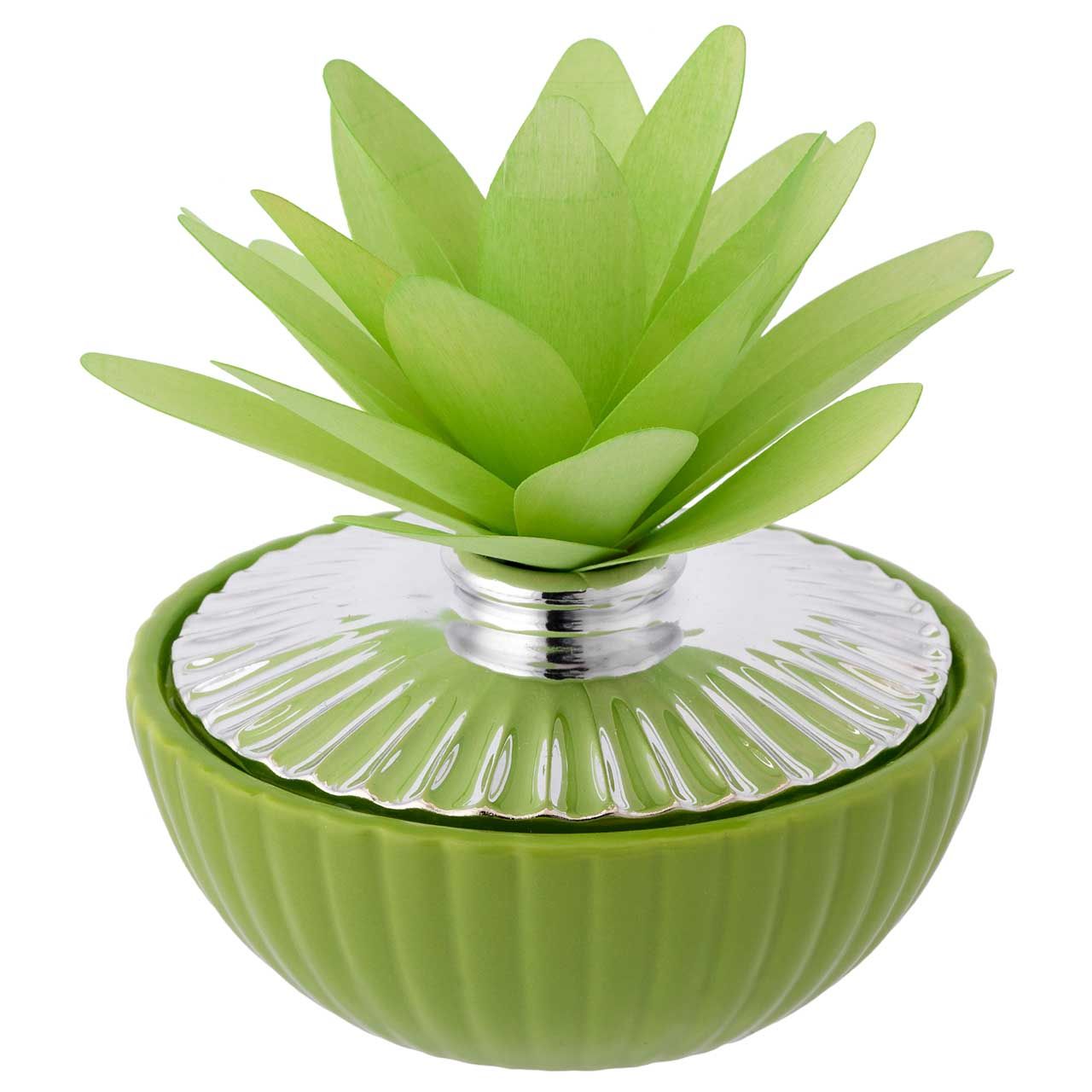 1/2 SFERA D. 13 BICOLORE CON DIFFUSORE DALIA VERDE